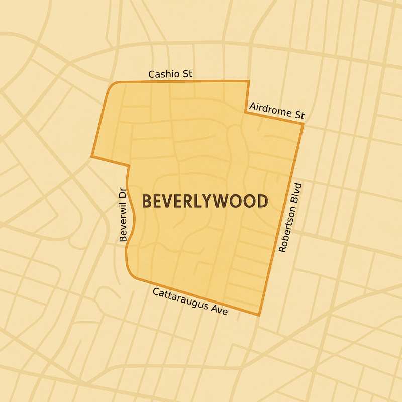 Map Beverlywood Realtor Yild Guven