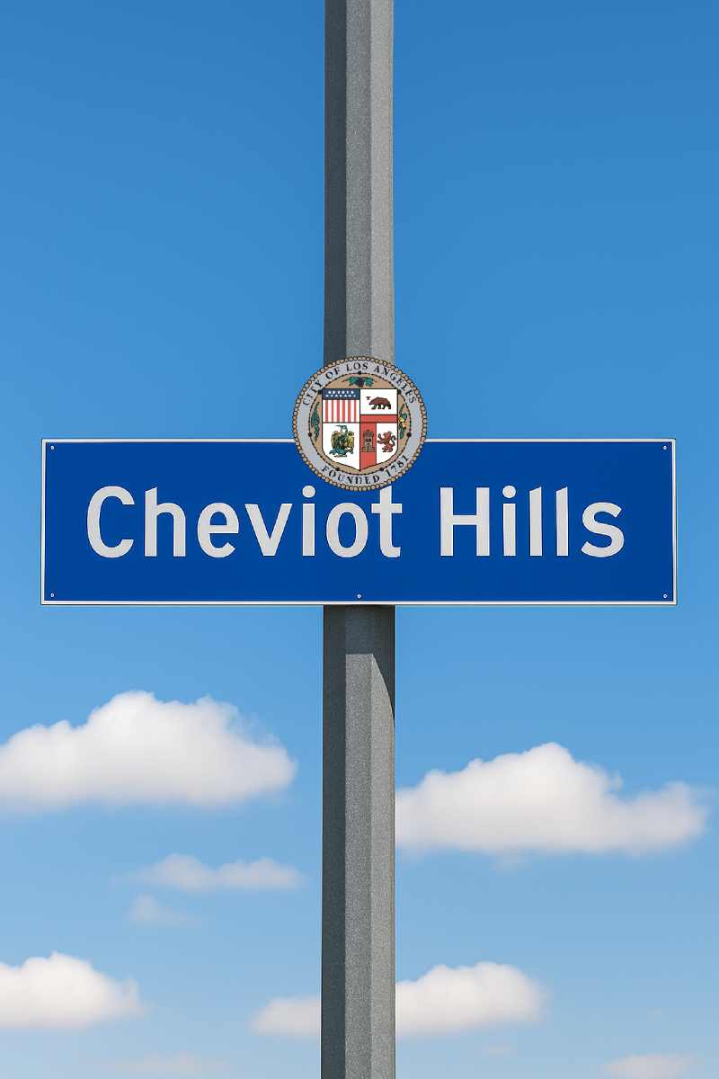 Cheviot Hills Realtor Yild Guven Street Sign