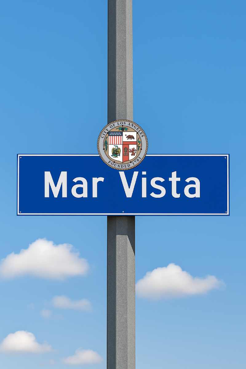 Mar Vista Realtor Yild Guven Street Sign