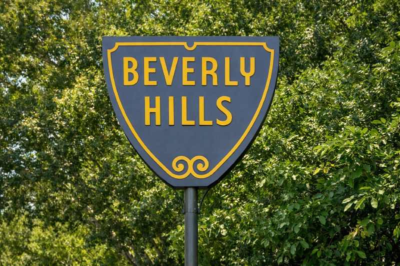 Beverly Hills Realtor Yild Guven Street Sign