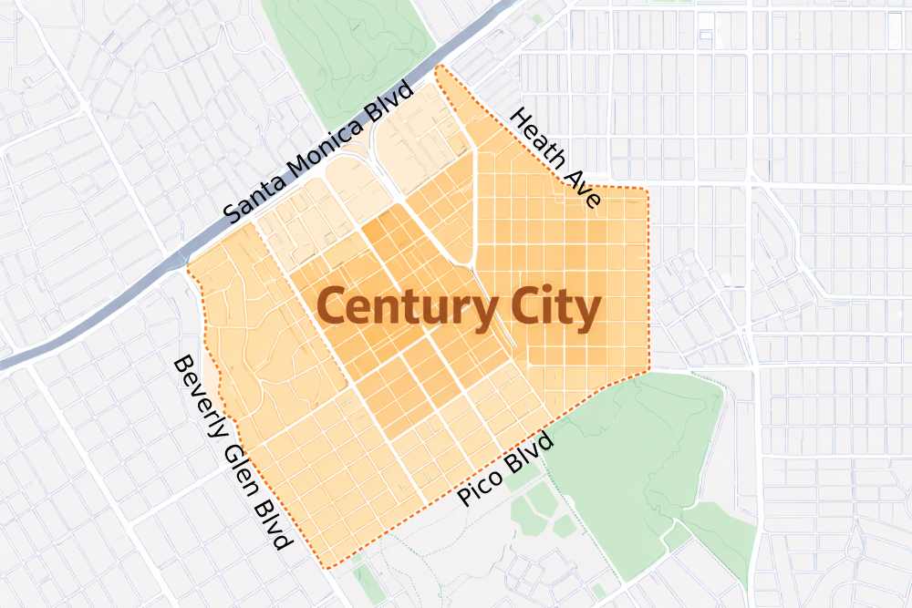 Century City Realtor Map Yild Guven