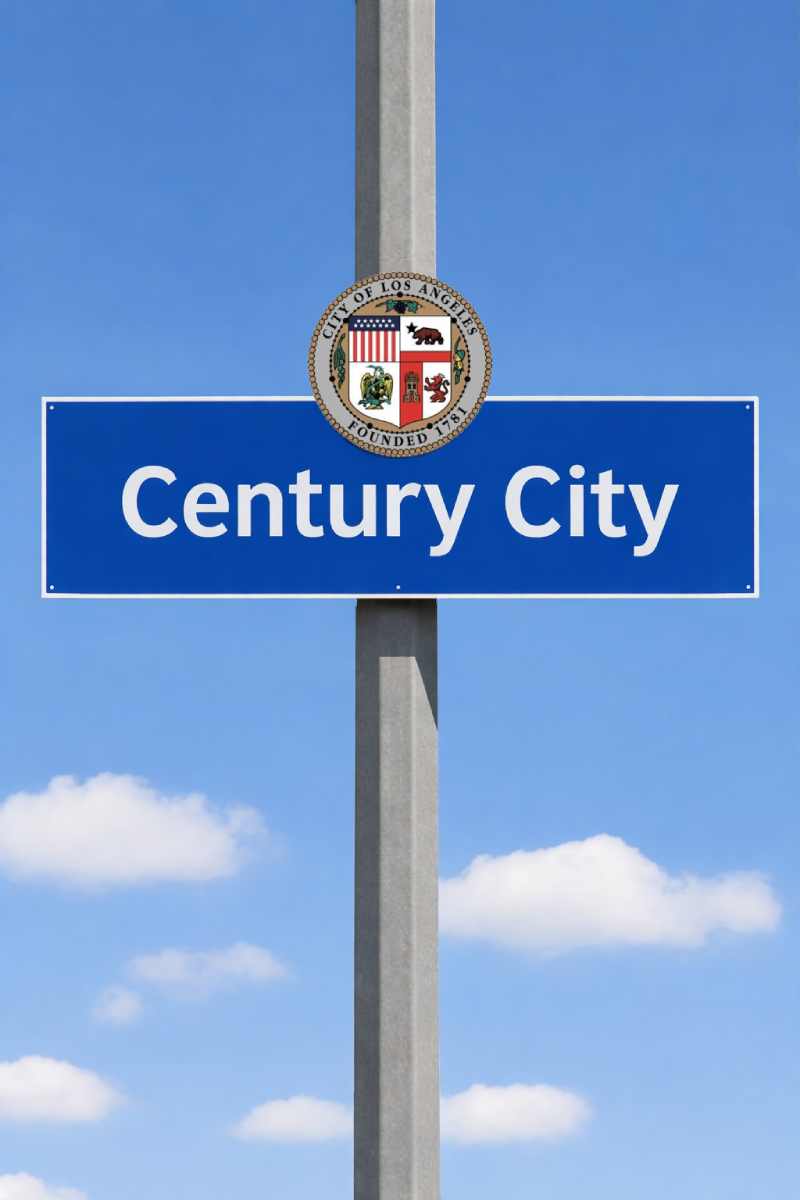 Century City Realtor Yild Guven Street Sign