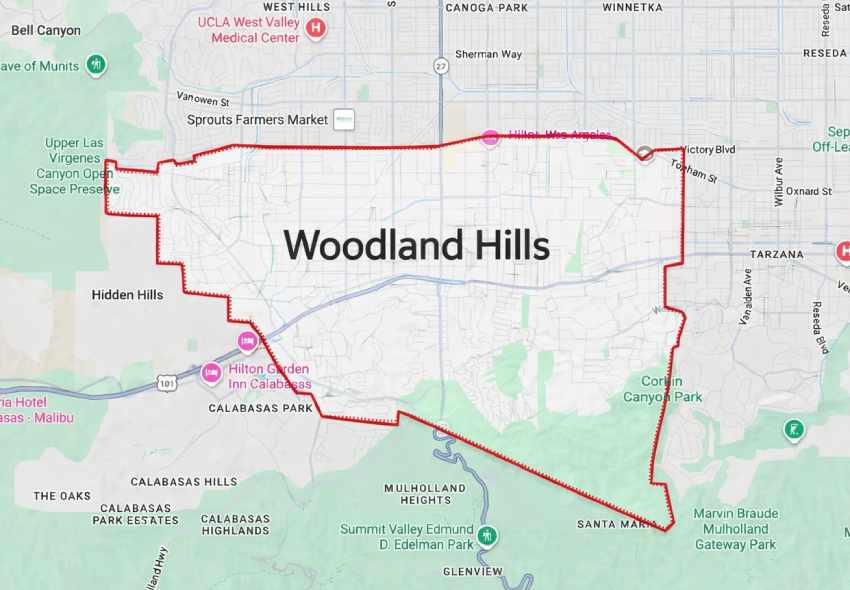 Woodland Hills Realtor Map Yild Guven