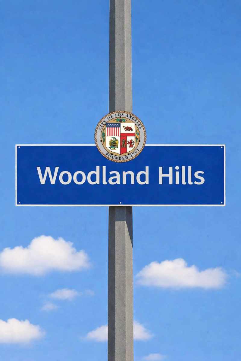Woodland Hills Realtor Yild Guven Street Sign