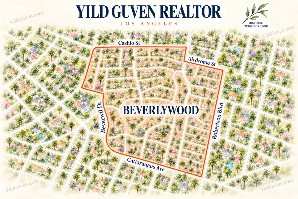 Map Beverlywood Realtor Yild Guven