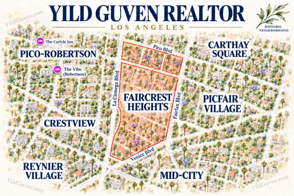Map Faircrest Heights Realtor Yild Guven